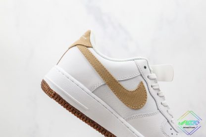 Nike Air Force 1 Low Himalayan Rhubarb swoosh