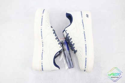Nike Air Force 1 Low I am uninterrupted White Navy Blue shoes
