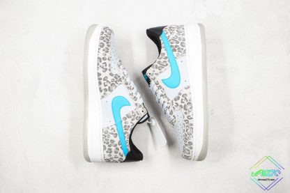 Nike Air Force 1 Low Suede Leopard Print swoosh