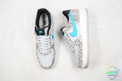 Nike Air Force 1 Low Suede Leopard Print tongue