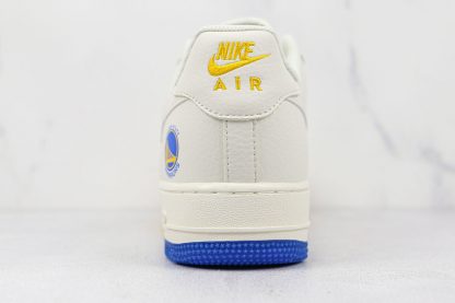 Nike Air Force 1 Low Warriors Blue Yellow heel