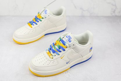 Nike Air Force 1 Low Warriors Blue Yellow overall