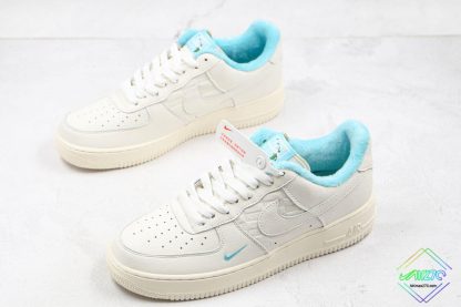 Nike Air Force 1 Low White Skyblue overall