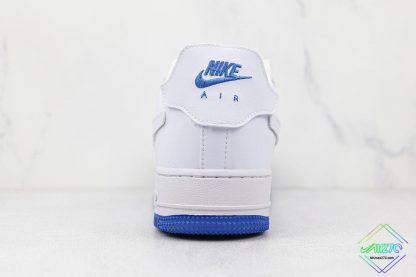 Nike Air Force 1 Sapphire Blue Interchangeable Swooshes back heel