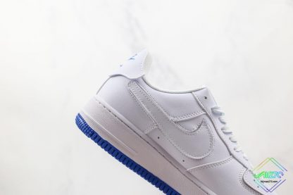 Nike Air Force 1 Sapphire Blue Interchangeable Swooshes lateral side