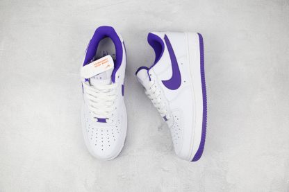 Nike Air Force 1 White Blue front look