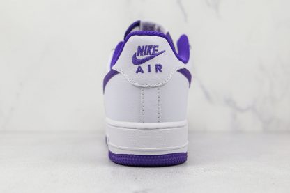 Nike Air Force 1 White Blue heel