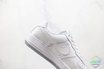 Nike Air Force One 1 All White Gray for women