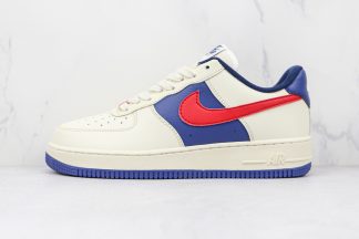 Nike Air Force One 1 White Blue Red