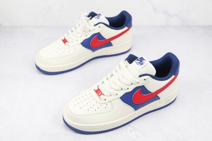 Nike Air Force One 1 White Blue Red overall