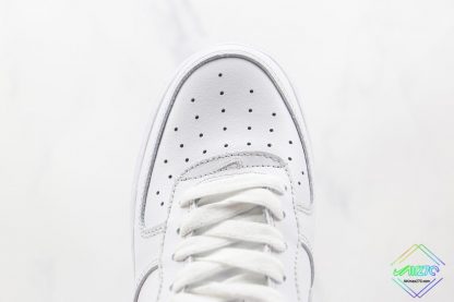 men Nike Air Force One 1 All White Gray