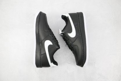 Air Force 1 07 Black and White swoosh