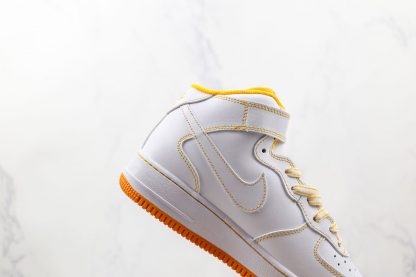 Air Force 1 07 Mid White Laser Orange lateral side