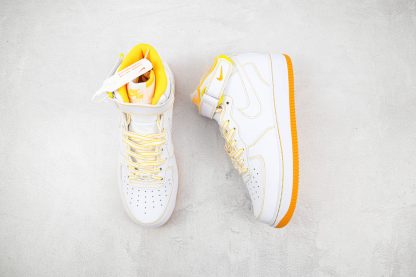 Air Force 1 07 Mid White Laser Orange tongue