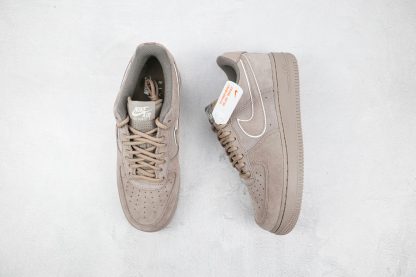 Air Force 1 Low 07 Suede Pack Gray tongue