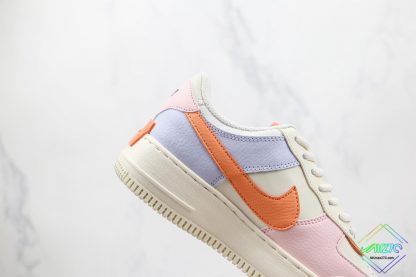 Air Force 1 Shadow Pink Glaze Orange Chalk lateral side