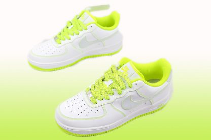 Air Force 1 White Volt Green overall