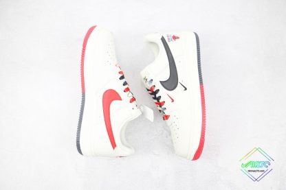 Nike Air Force Chicago Bulls White Black swoosh