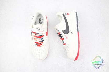 Nike Air Force Chicago Bulls White Black tongue