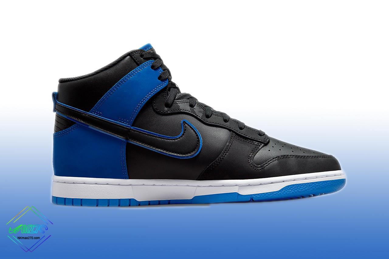 Nike Dunk High Black Hyper Royal 2021