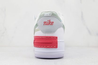 Shadow AF-1 Low pink green back heel