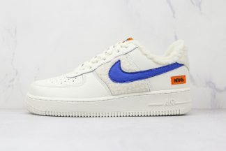 Sherpa Fleece Nike Air Force 1 Low Blue