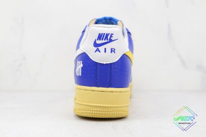 Undefeated Nike Air Force 1 Low Croc Royal Blue heel