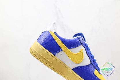 Undefeated Nike Air Force 1 Low Croc Royal Blue lateral side