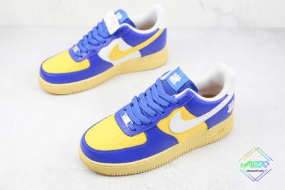 Undefeated Nike Air Force 1 Low Croc Royal Blue overall