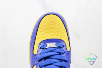 Undefeated Nike Air Force 1 Low Croc Royal Blue vamp