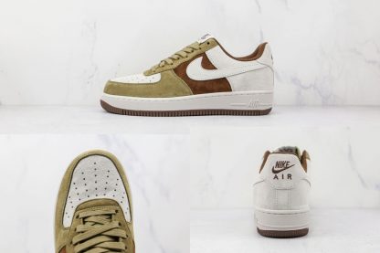 Air Force 1 07 Wheat Coffee Suede