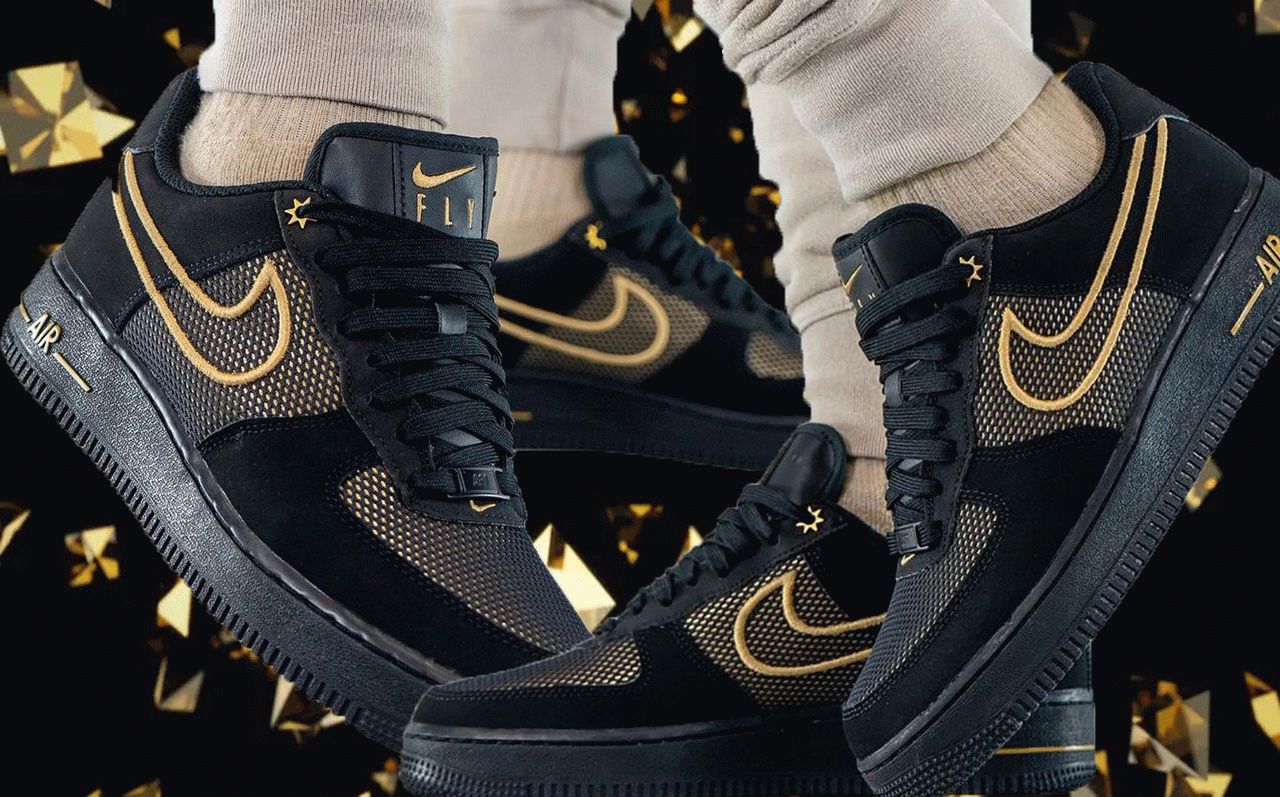 Air Force 1 Low Legendary Black Gold Nike