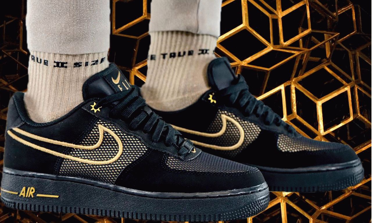 Air Force 1 Low Legendary Black Gold Nike
