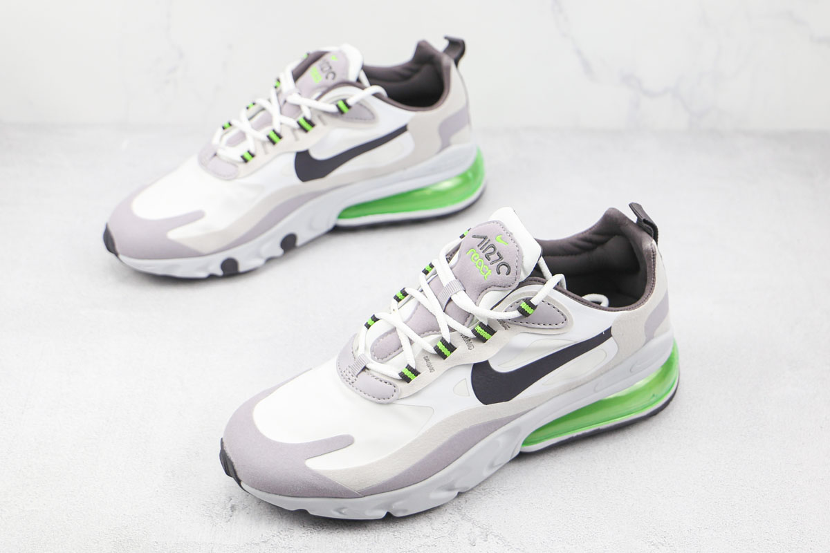 Air Max 270 React Electric Green Vast Grey