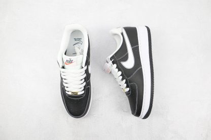 Black Sail White Nike Air Force 1 S50 TONGUE