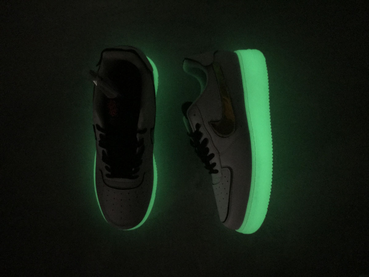 Music And Song Air Force 1/1 My Game Is Money Glow in the Dark