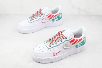 Nike Air Force 1 White Christmas 2021 White overall