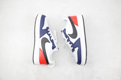 Nike Court Borough Low 2 Navy Blue Red black swoosh