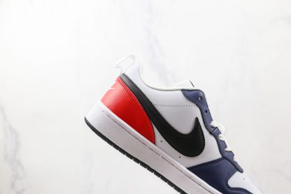 Nike Court Borough Low 2 Navy Blue Red panling