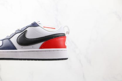 Nike Court Borough Low 2 Navy Blue Red shoes