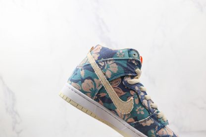 SB Dunk High Hawaii Sail Blue-Green Aqua swoosh