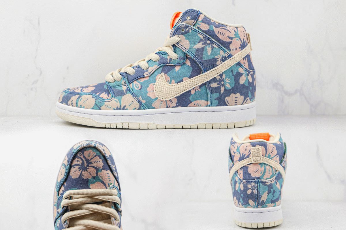 SB Dunk High “Hawaii” Sail/Blue-Green Aqua CZ2232-300