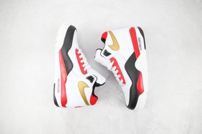 Air Flight Legacy 89 Red Metallic Gold swoosh