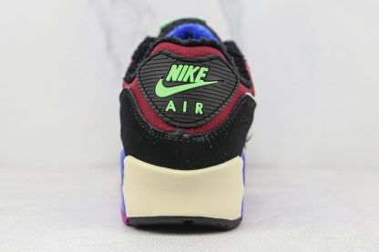 Air Max 90 Fur Cactus Flower Dark Beetroot heel