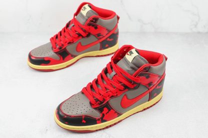 Dunk High 1985 Red Acid Wash overall