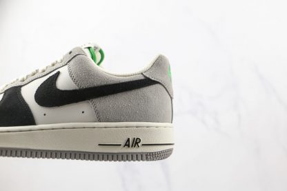 NK Air Force 107 Low Suede Grey Black shoes