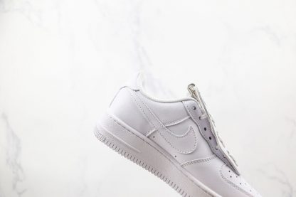 White Air Force 1 Low White later side