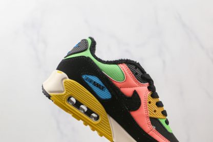 Air Max 90 Fur Multi-Color Atomic Pink Solar Flare balck