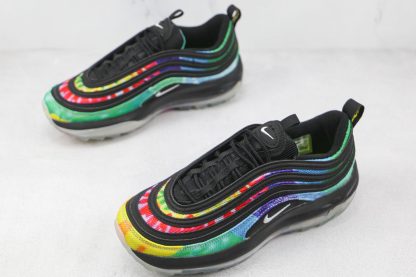 NK Air Max 97 Golf Tie Dye Black overall