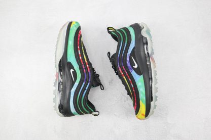 NK Air Max 97 Golf Tie Dye Black sides